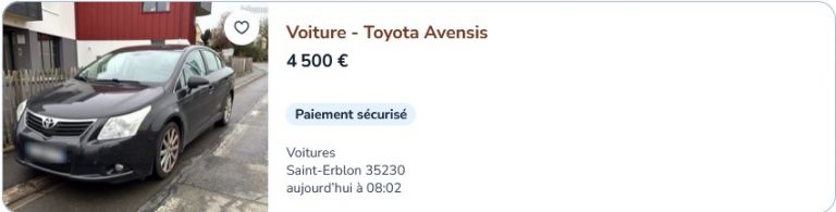 annonce vente voiture leboncoin