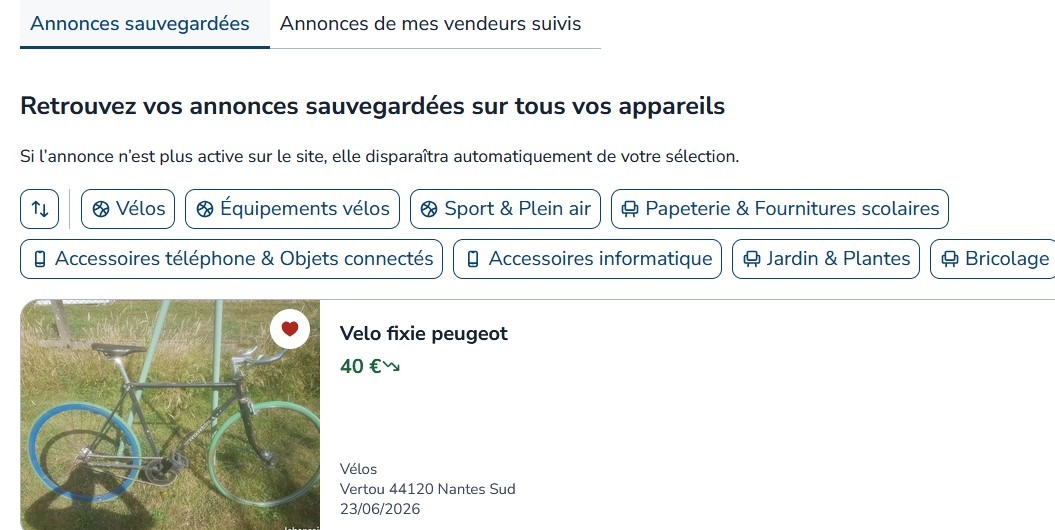 Favoris Leboncoin : sauvegarder et retrouver ses annonces préférées