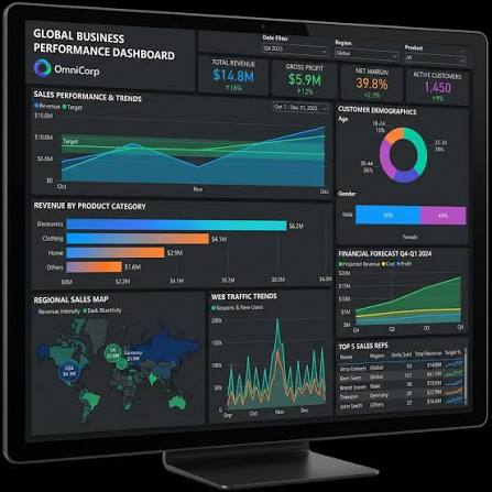 Interface de tableau de bord affichant des graphiques de suivi de prix pour la vente en ligne